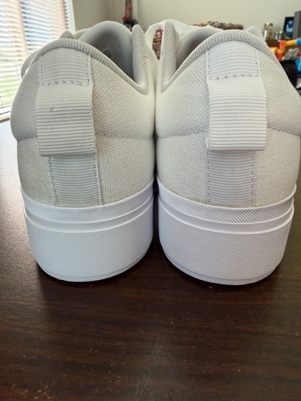 Adidas Women’s Nizza Canvas Platform Sneakers - White - Size 10 - Picture 5 of 7
